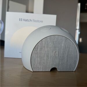 Hatch Restore Sleep Device in White and Gray